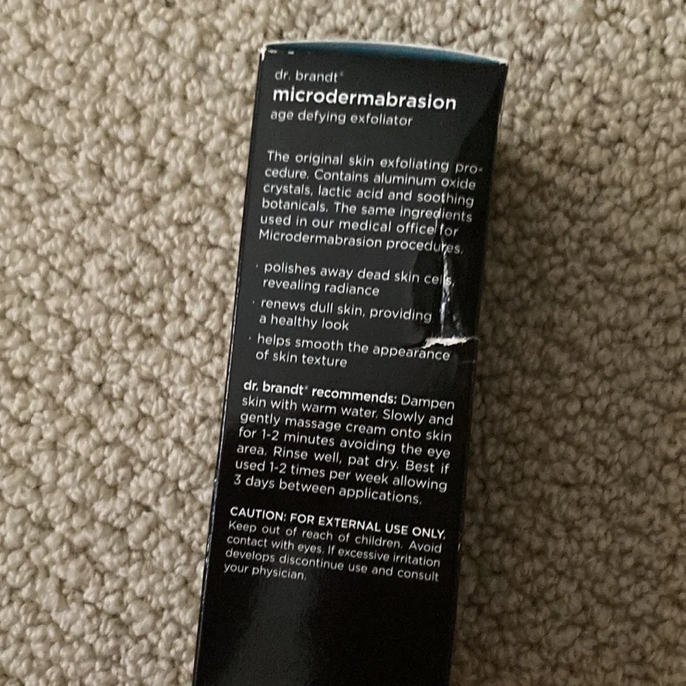 Dr. Brandt Microdermabrasion Age Defying Exfoliator Full Size 2 oz SEALED NIB